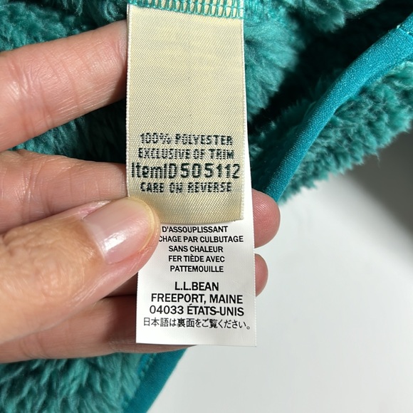 LL Bean Hi Pile Fleece Pullover - Picture 11 of 12